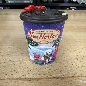 Tim Hortons 2013 Holiday To Go Cup Version 1 Christmas Ornament